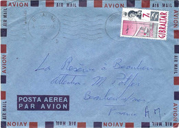 Enveloppe Commerciale ITALIE Societa Di Navigazione Gibraltar 1961 - Italia