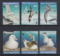 Ross Dependency 1997 Sea Birds  6v  ** Mnh (RS173A) - Ongebruikt