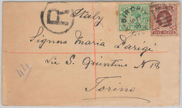 48697  AUSTRALIA Victoria - ADVERTISING AIRMAIL COVER From BIRCHIP To ITALY 1901 - Cartas & Documentos