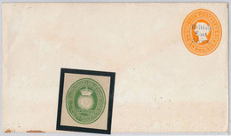 48715 - BRITISH EAST AFRICA -  POSTAL STATIONERY COVER : H&G # 3a + #1 Cut-out - Britisch-Ostafrika