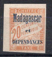 MADAGASCAR Timbre Taxe N°3* Neuf Charnière  TB Cote 14€ - Postage Due