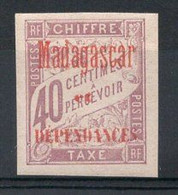 MADAGASCAR Timbre Taxe N°5* Neuf Charnière  TB Cote 110€00 - Postage Due