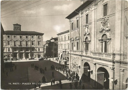 AB1084 Rieti - Piazza Del Comune - Palazzo Del Municipio / Viaggiata 1950 - Rieti