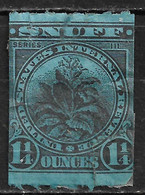 1941 U.S. Internal Revenue SNUFF 1¼ OUNCES Tax Paid Stamp, Series 111 - Fiscale Zegels