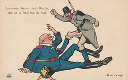 MILITAIRE 1914/18 SATIRIQUE LAISSE MOI BASSER PETIT BELCHE..... - Mass'Boeuf