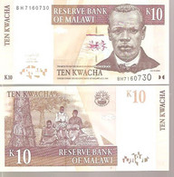 Malawi  P-51a  10  Kwacha  2004  UNC - Malawi