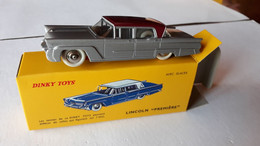 DINKY TOYS -  LINCOLN  PREMIÈRE  - Miniature Avec Sa Boite Et Certificat - Réedition Atlas . Échelle 1/43 - Dinky