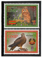 Moldova ( PMR Transnistria ). EUROPA 2019. National Birds. (Arms,Flag) .  2v:A,B - Moldavia