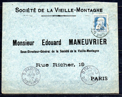 76 Op Brief Gestempeld CHENEE Naar PARIS - 1905 Grosse Barbe