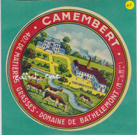 A374 FROMAGE CAMEMBERT BATHELEMONT MEUTHE ET MOSELLE - Kaas
