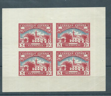 Spain / Spanien, Schöne Ungebrauchte Block- Ausgabe Von 1937 Für Ayamonte (Huelva) - Autres & Non Classés