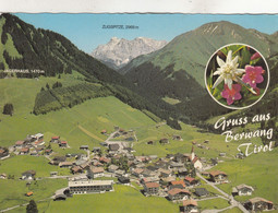 A7893) GRUSS Aus BERWANG - Tirol - Tolle LUFTBILD AK - Kirche - Häuser Jägerhaus Zugspitze - Berwang