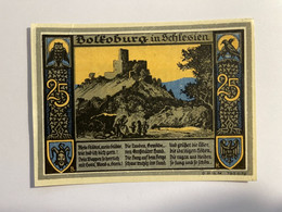 Allemagne Notgeld Bolkenhain 25 Pfennig - Sammlungen