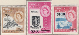 1966 - BRITISH VIRGIN ISLANDS -  Catg.. Mi. 169/171 - LH - (PG.005) - Iles Vièrges Britanniques