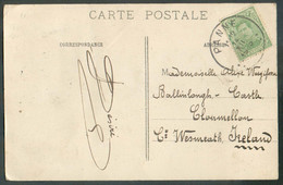 5c. Emission 1915 Obl. Sc PANNE Sur C.P. Du 14-XII-15 Vers L'IRLANDE (bonne Destiantion) - 19093 - Zona Non Occupata