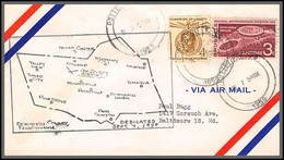12332 Pottsville 7/9/1959 Premier Vol First Flight Lettre Airmail Cover Usa Aviation - 2c. 1941-1960 Briefe U. Dokumente