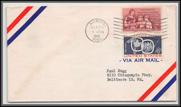 12337 Kinross 25/9/1959 (tirage 100 Ex) Premier Vol First Flight Lettre Airmail Cover Usa Aviation - 2c. 1941-1960 Briefe U. Dokumente