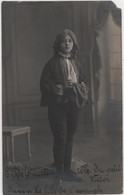 Carte Photo E Delhauteur Rôle Du Petit Victor Dans Le Fils De L'Aveugle Drame Par CELIS HERSTAL Belgique - Artistas