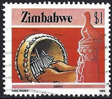 Zimbabwe 1985 - Mi 328 - YT 102 ( Musical Instrument : Mbira ) - Zimbabwe (1980-...)