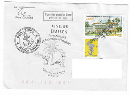 24 T -  MARION DUFRESNE -MISSION EPARSES -  MAYOTTE 2009 - 2 SCAN - Lettres & Documents