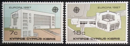 EUROPA 1987 - CHYPRE                   N° 677/678                        NEUF** - 1987