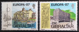 EUROPA 1987 - GIBRALTAR                   N° 530/531                        NEUF** - 1987