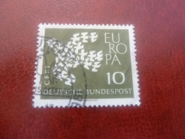 Deutsche Bundespost - Europa Cept - Val 10 - Vert Et Blanc - Oblitéré - Année 1960 - - 1960