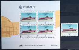 EUROPA 1987 - ACORES                 N° 372 + BF 8                        NEUF** - 1987