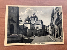 MAZARA DEL VALLO ( TRAPANI )  VIA S. GIUSEPPE  1957 - Mazara Del Vallo