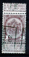 BELGIE - Preo Nr 449A - "BRUXELLES 02" - (ref. 3740) - ROLLER PRECANCELS - Handrol Préos à Roulette - Rollenmarken 1900-09