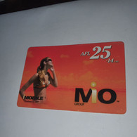 ANTILLES-(CW-MIO-PRE-0008B)-mobile Mio-(24)-(AFL-25-$14used)-(cod Inclosed)-(60day After)-mint Card+1card Prepiad Free - Antillen (Niederländische)