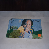 Dominicana-(orange-27rd$60)-(25)-(2433-9352-6290-99)-(31.12.2010)-used Card+1card Prepiad Free - Dominicaanse Republiek