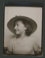 Photo Originale - Photobooth - Photo Identité - Photomaton - 1935 - Dame / Jeune Femme - Voir Scan - Anonymous Persons