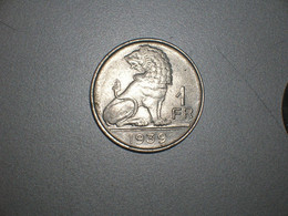 BELGICA 1 FRANCO 1939 FR (1676) - 1 Franc