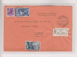 ITALY TRIESTE A 1954  AMG-FTT  Nice  Registered Cover - Storia Postale