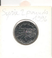 Pièce De 2 Pounds De Syrie  De 1996 - SPL Sous Pochete HB - Voir Scan ! - Syrie