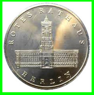 ( GERMANY ) REPUBLICA DEMOCRATICA DE ALEMANIA ( RDA ) MONEDA DE 5-DM AÑO 1987 -ALEMANIA DDR - 5 DM (CITY HALLBUILDING) - 5 Marcos