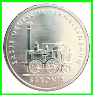 ( GERMANY ) REPUBLICA DEMOCRATICA DE ALEMANIA ( RDA ) MONEDA DE 5-DM AÑO 1988 -ALEMANIA DDR - 5 DM (TRAIN ENGINE,TOWER - 5 Mark