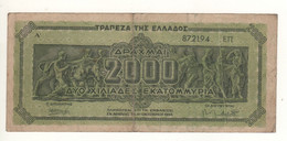 GREECE   2.000.000.000 Drachmai   Dated 1944 - Grèce