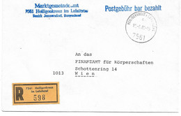 2006m: Gemeindeamts- Kuvert 7561 Heiligenkreuz Im Lafnitztal, Heimatbeleg Aus 1984 Sehr Dekorativ - Jennersdorf