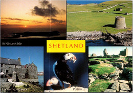 (1 G 3) UK Postcard Posted To Australia  - Shetland Islands - Shetland