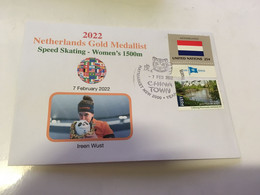 (1G 4) Beijing 2022 Olympic Winter Games - Gold Medal To Netherlands - Ireen Wust - Hiver 2022 : Pékin