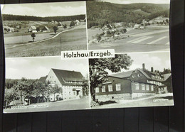 DDR: AK Von Holzhau/Erzgeb. (4 Ansichten) Mit 10 Pf 5-Jahrplan Vom 25.5.59 Nach Thale Knr: 409 - Holzhau