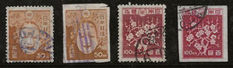 Japon 1946-1947 N° Y&T : 360 Et 361 + ND. Obl. - Gebraucht