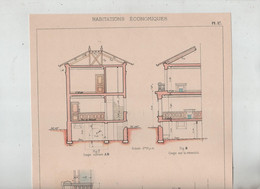 Habitations Economiques Villa à Charentonneau Vial Architecte 1910 - Architektur