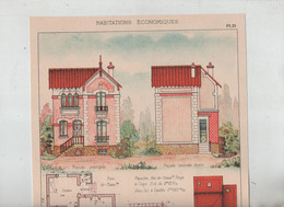 Habitations Economiques Maison D'Employé Au Perreux Pinteux Architecte 1910 - Architecture