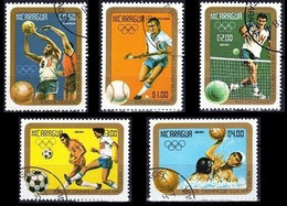 NICARAGUA° - Sport - J.O D'été De / Olympische Zomerspelen / Olympische Sommerspiele In /Los Angeles Summer Olympics - Used Stamps