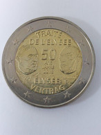 France - 2 Euro, 2013 50th Anniversary - Signing Of The Elysée Treaty, KM#2094 - Collections