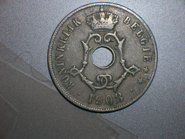 BELGICA 25 CENTIMOS  1908 FL (1335) - 25 Cents