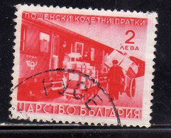 BULGARIA BULGARIE BULGARIEN 1941 PARCEL POST STAMPS PACCHI POSTALI 2L USATO USED OBLITERE' - Francobolli Di Servizio